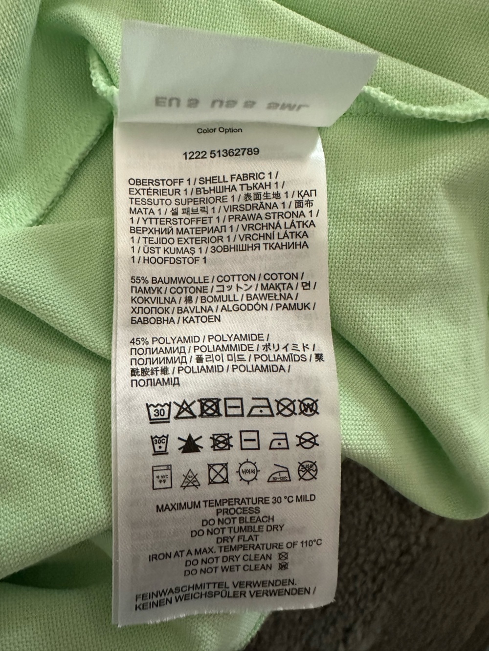 Bogner Yanis functional golf polo shirt green white color-blocked  size small - Picture 6 of 7
